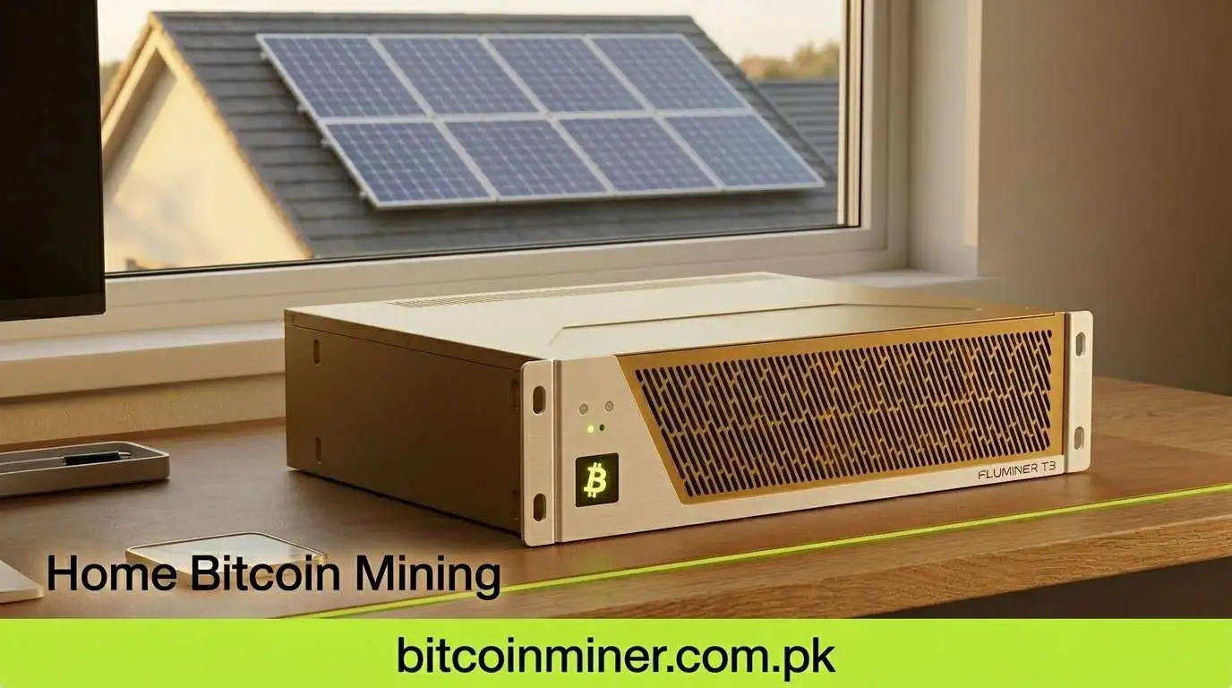 Fluminer T3 105TH/s home Bitcoin miner for small solar setup in Pakistan 2026 - Bitcoin Miner Pakistan