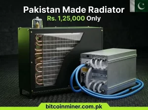 Pakistan made hydro cooling radiator for Antminer S19 XP Hyd Bitcoin miner available at Rs. 125000 - Bitcoin Miner Pakistan