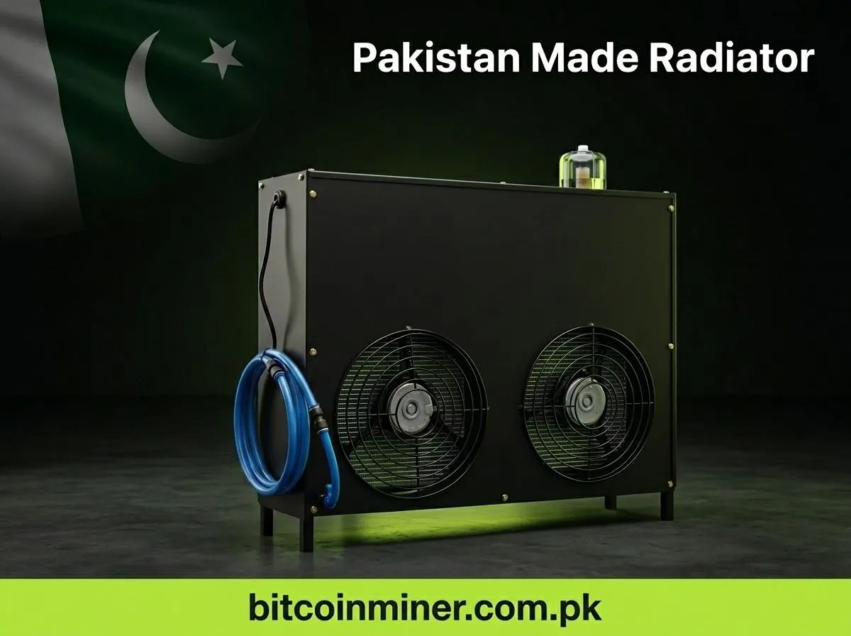 Pakistan made hydro cooling radiator for Antminer S19 XP Hyd Bitcoin miner available at Rs. 125000 - Bitcoin Miner Pakistan